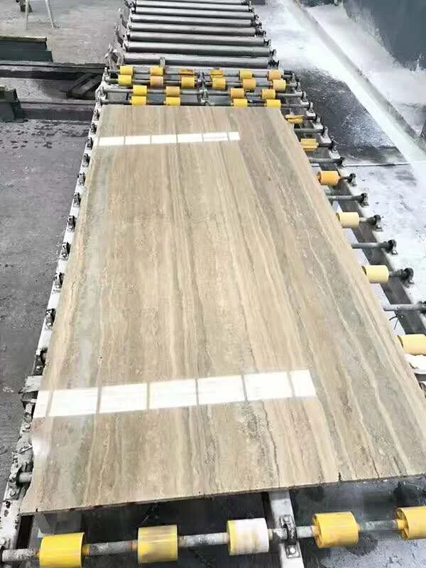 Hot Selling Italian Silver Blue Travertine Blue Marble Tiles for Flooring Wall Tile