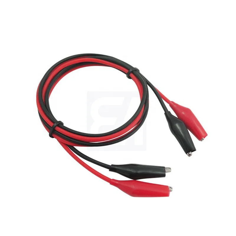Double-ended Five Color PVC 53MM Nickel Plated Alligator Clip Test Lead Set