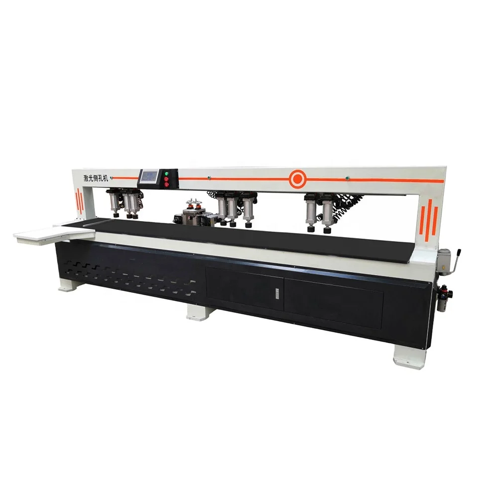 4-Heads Wood Boring Machine double rows horizontal wood boring
