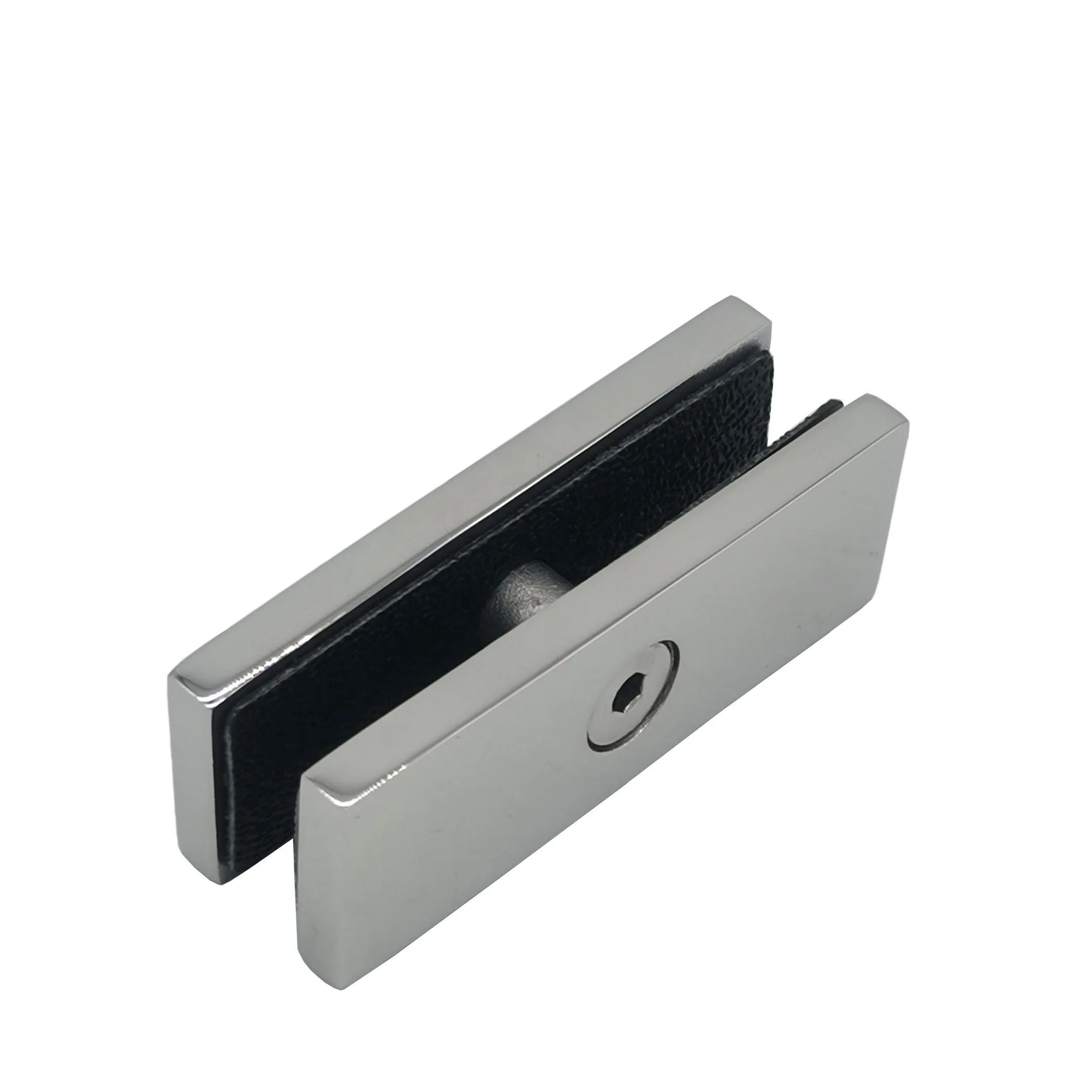 Straight glass clamp glass to glass clamps inline railing clamp