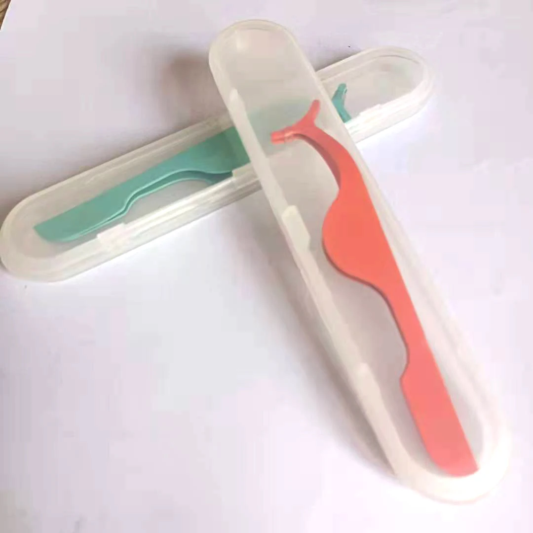 case for mink eyelash with tweezer eyelash separator tool lash tech tweezers