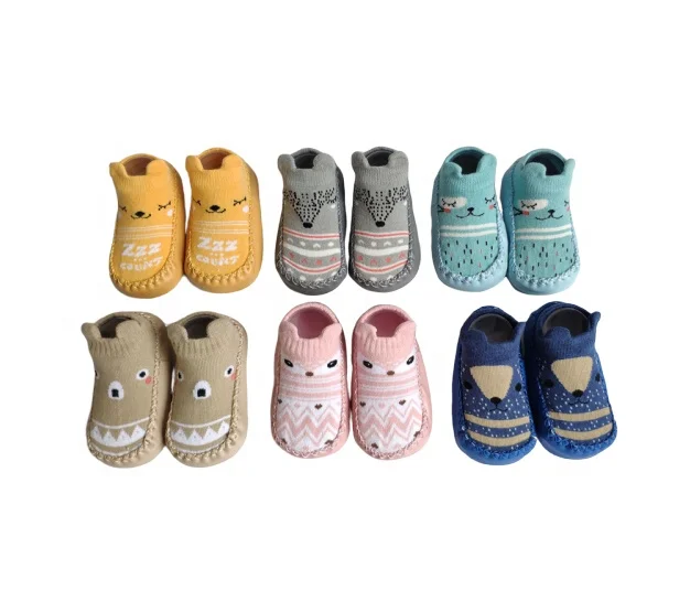 
Wholesale custom toddler warm floor baby socks for boys and girls 