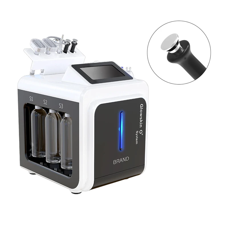 8 In 1 Skin Rejuvenation Hyperbaric Oxygen Hydro Aqua Spray Jet Water Peeling Facial Lifting Dermabrasion Machine