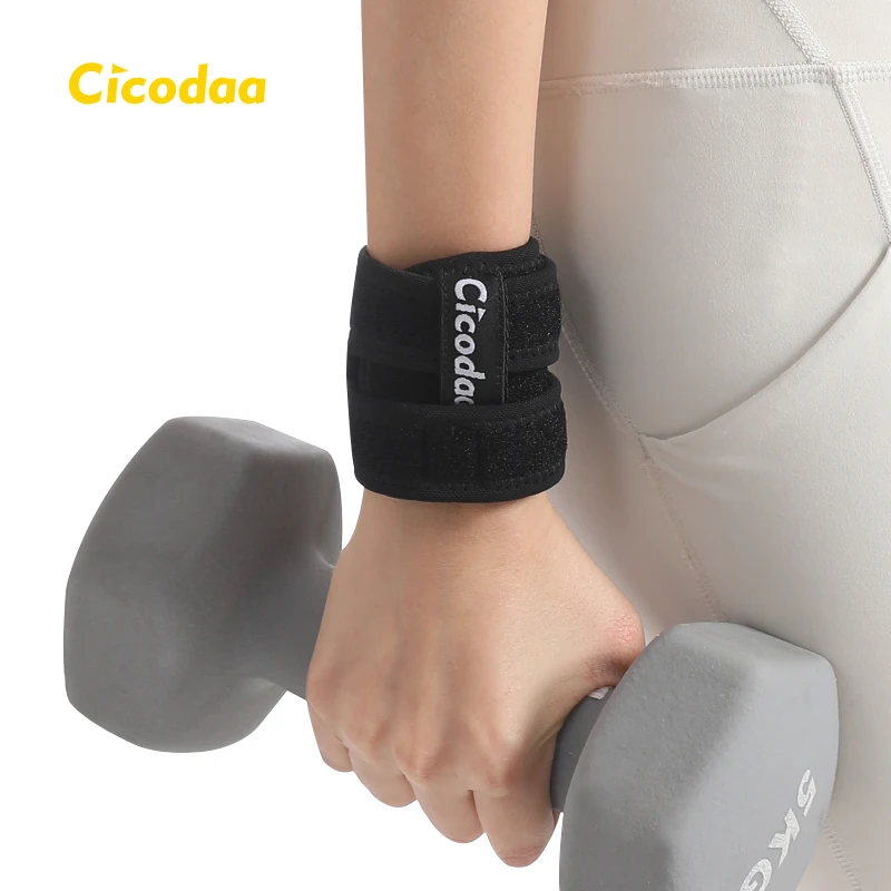 Sports Fitness Safety Wrist Guard Breathable Thin Basketball Wrap with Pressure Weightlifting for Gym & Training