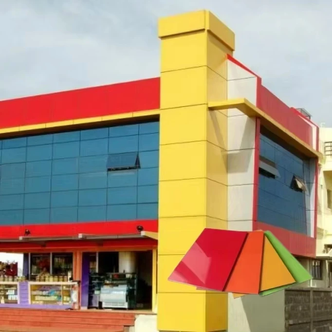 coated aluminum composite panels ACP ACM  single/double aluminum composite panel alucobond aluminum composite panel