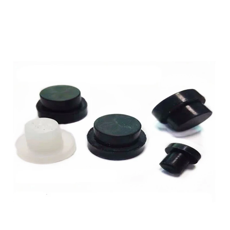 Oem Sbr Round Block Neoprene Cone Stopper Solid Rubber Cylinder
