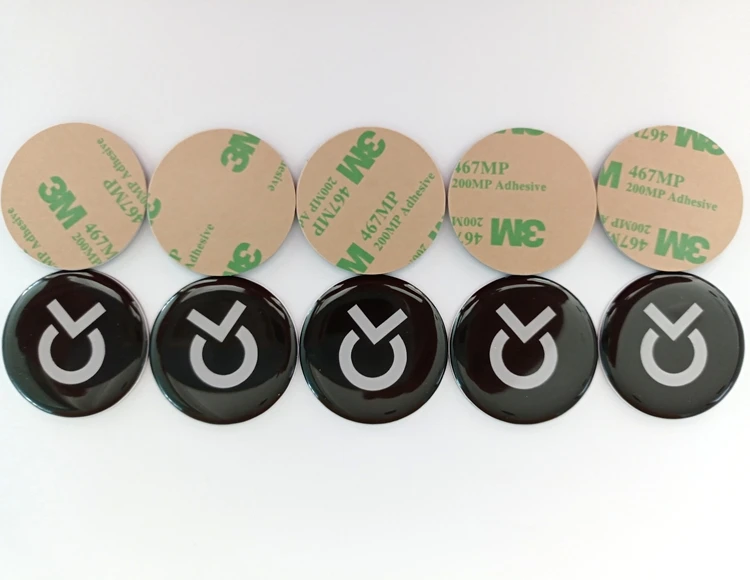 Популярные эпоксидные наклейки NFC RFID из ПВХ с микрочипом для социальных