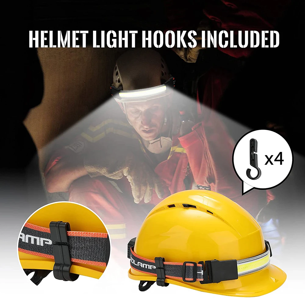 STARYNITE широколучевой перезаряжаемый Cob Светодиодный фонарь на шлем с красным защитным задним фонарем