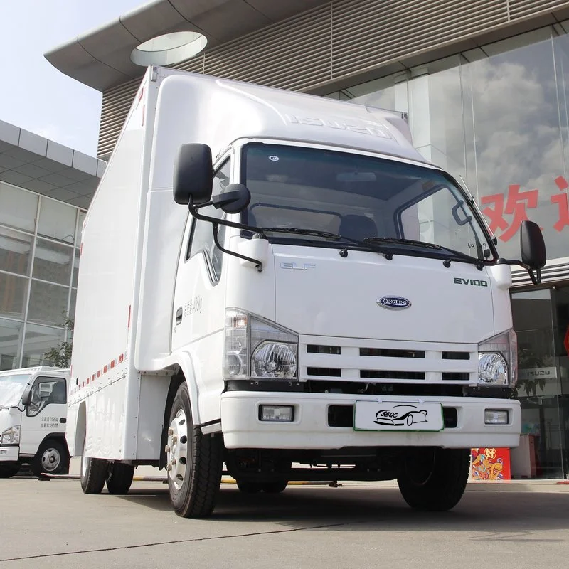 Новинка Китай 110 кВт 4x2 коммерческий Электрический фургон 106 кВтч 6 wheeler Qingling ISUZU EV100