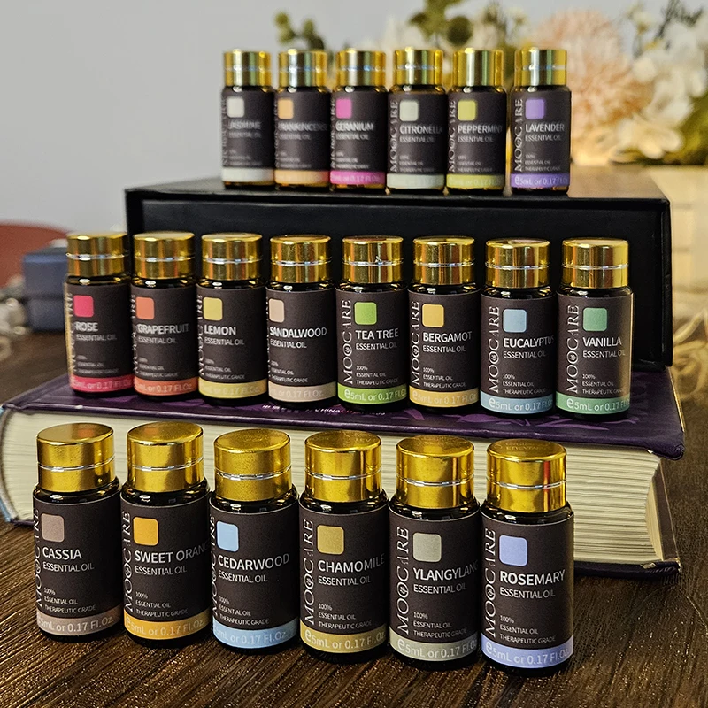 New style Essential Oil 20 bottles 5ml aromatherapy or massage for diffuser specific with Christmas 20-piece gift box