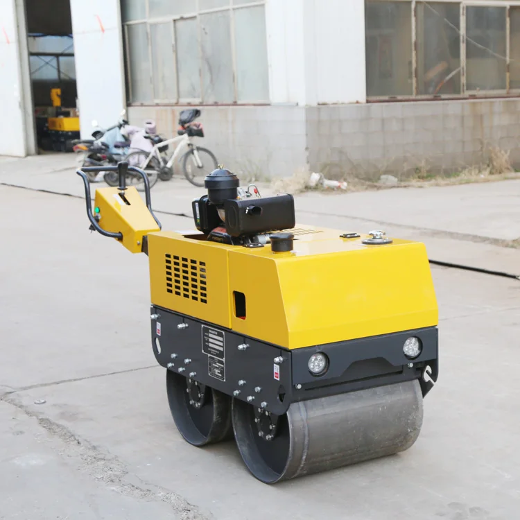 Small Vibration Hand-Held Single Drum Road Roller Mini Road Roller Compactor Factory Price