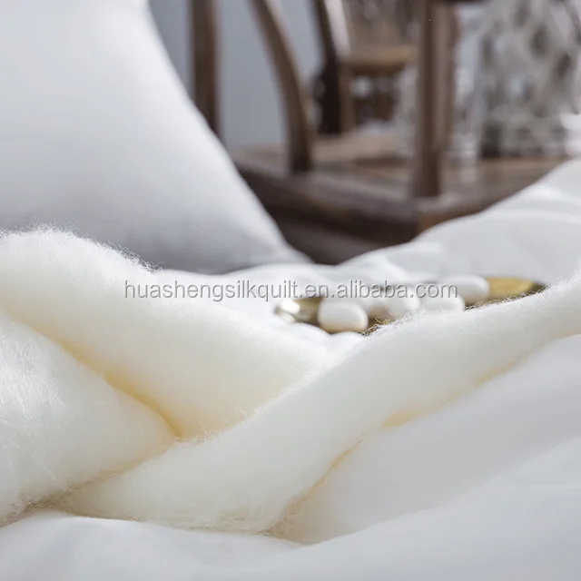 Hot Sale Luxury All Season Cotton Fabric Duvet Hotel Comforter White Goose Down Filling Quilt