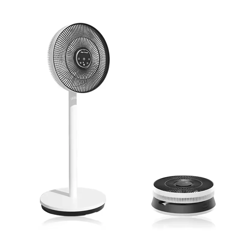 2024 New DC usb charging shaftless brushless fan Desktop outdoor inverter folding portable floor fan
