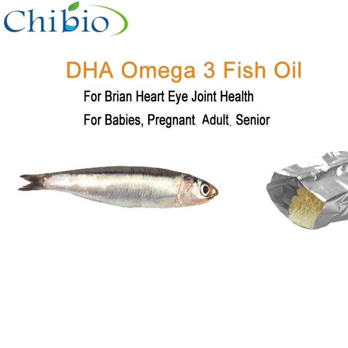 Omega 3 DHA fish oil power  Nature raw materials factory supplier