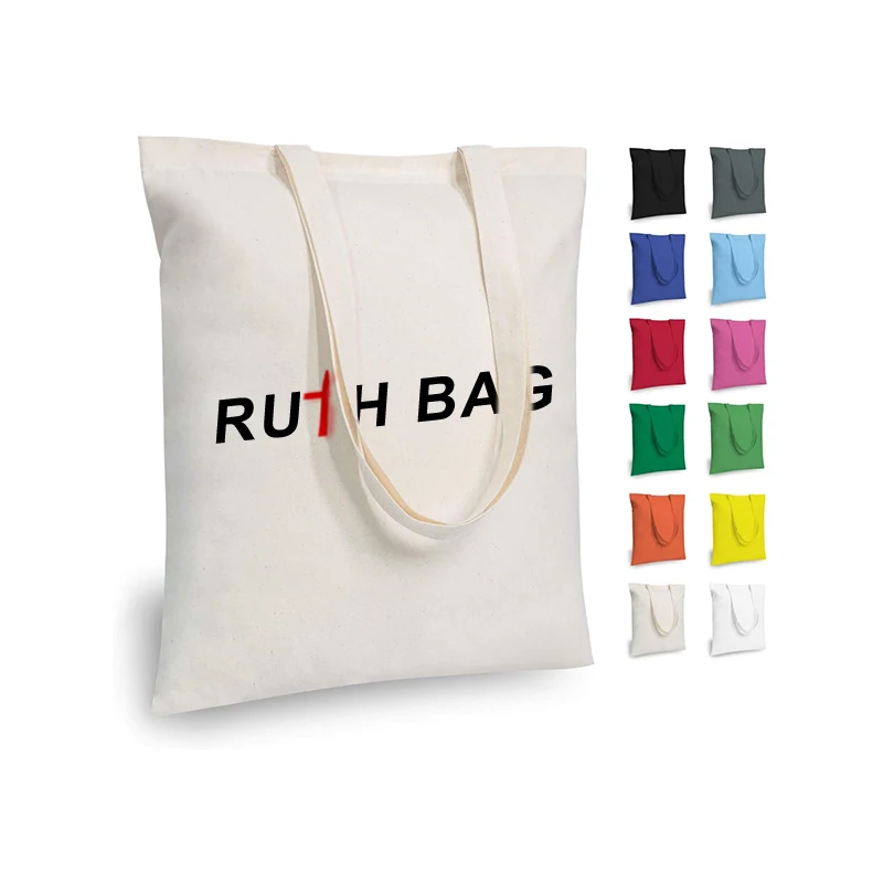 100% натуральная хлопковая Сумка-тоут Ruthbag с черным лаймом зеленым темно-синим оранжевым розовым Королевским голубым белым желтым цветом