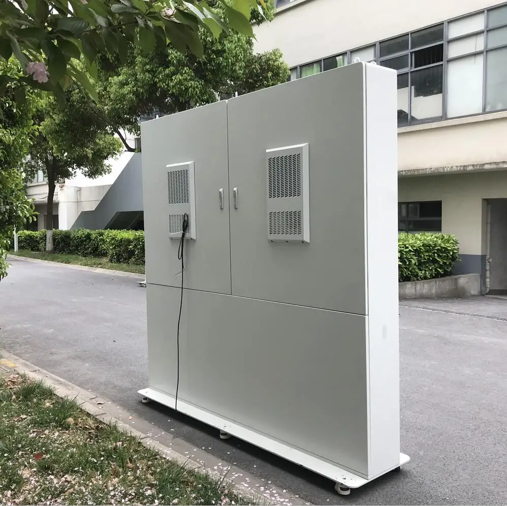 
Large panel outdoor LCD bus digital signage video wall with air conditioner and high brightness display more than 5000 nits 