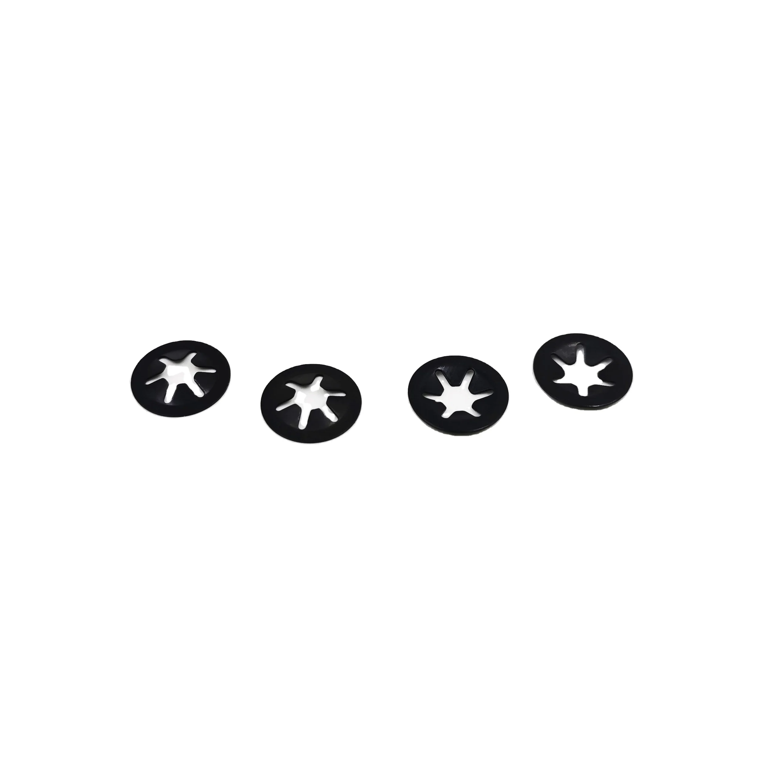 Black star lock washer push on retainer 5*14 fasteners retaining washer for shaft Black Starlock Internal Tooth Lock washers