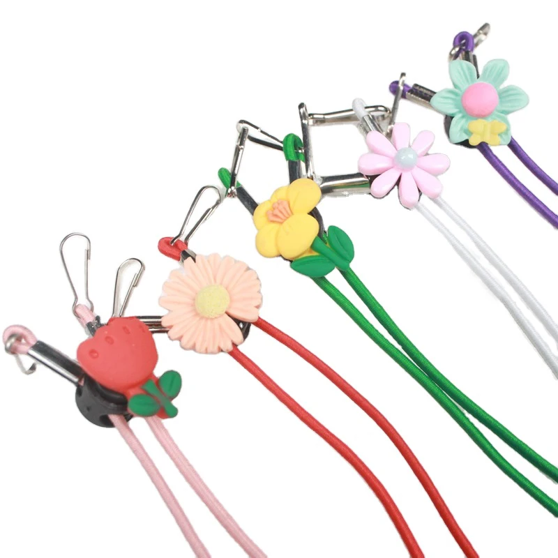 New design children masking lanyard, flower shape cartoon rope, mobile phone waterproof bag lanyard (1600308359172)