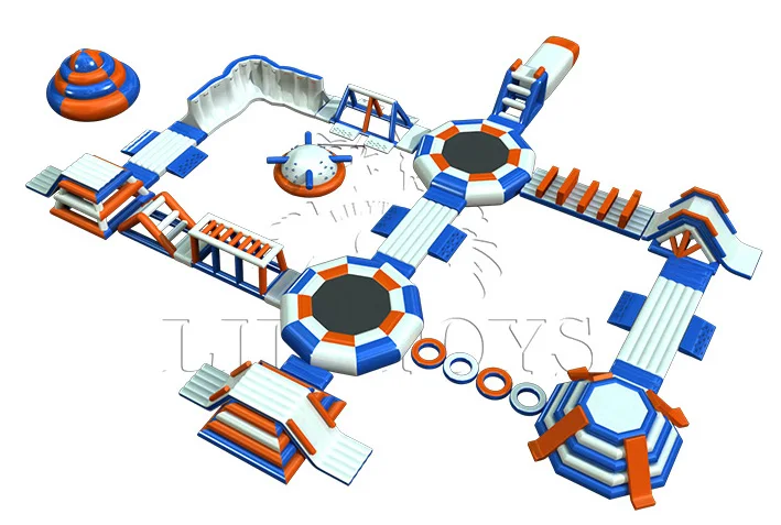 Lilytoys 3 years warranty inflatable water park equipment water park inflatable floating lake inflatables