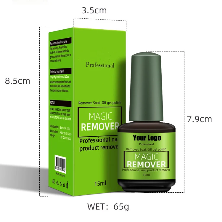 Neiss Professional Uv Peel Off Nail Gel Glue Remover Magic Nail Gel Polish Remover
