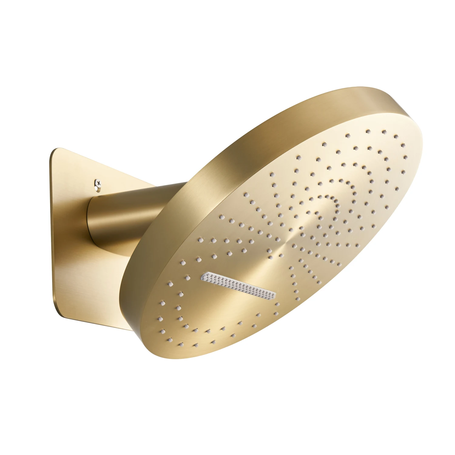 Vaguel Thermostatic Faucets Shower with Massage Brushed Golden Rain Bath Shower Set Rainfall Bathroom Shower Set