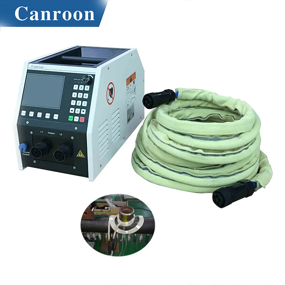 top quality water oil gas pipeline post weld heat treatment machine with soft induction cable