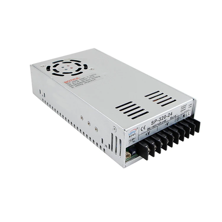 SP-320-15 Single Output 320W 110V 220V AC to 12V 24V 48V DC Switching Power Supply with PFC function