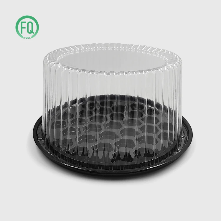 Wholesale cheaper best clear high quality packaging transparent cake box 10inch