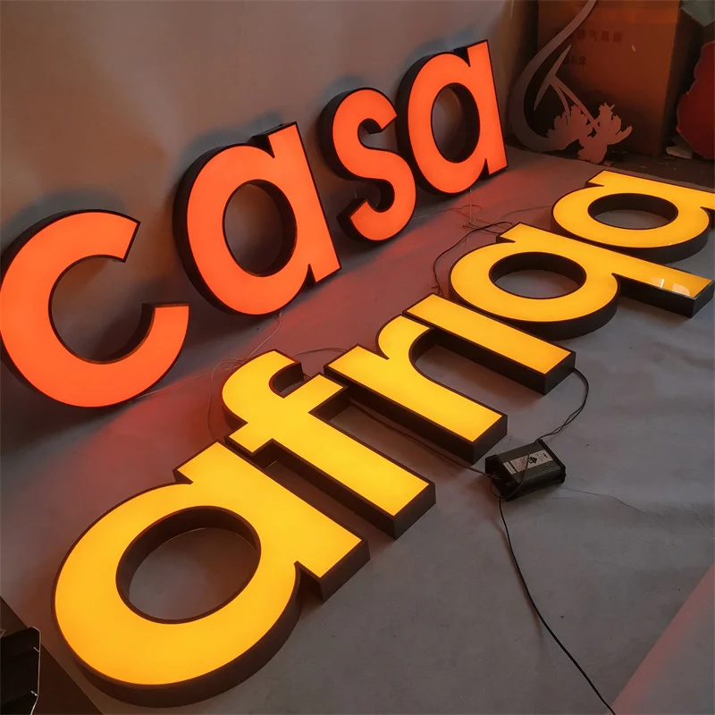 OUTDOOR SHOP WALL Frontlit Letter Sign Led Channel Letter Business Sign 3d letter sign