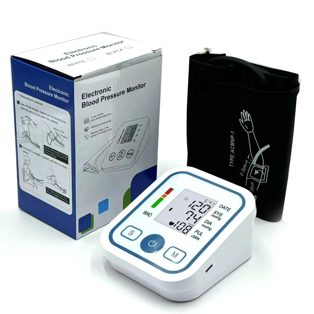 Hot-sale Classic Factory Price Digital Tensiometer Electronic Blood Pressure Monitor Medical  Sphygmomanometer