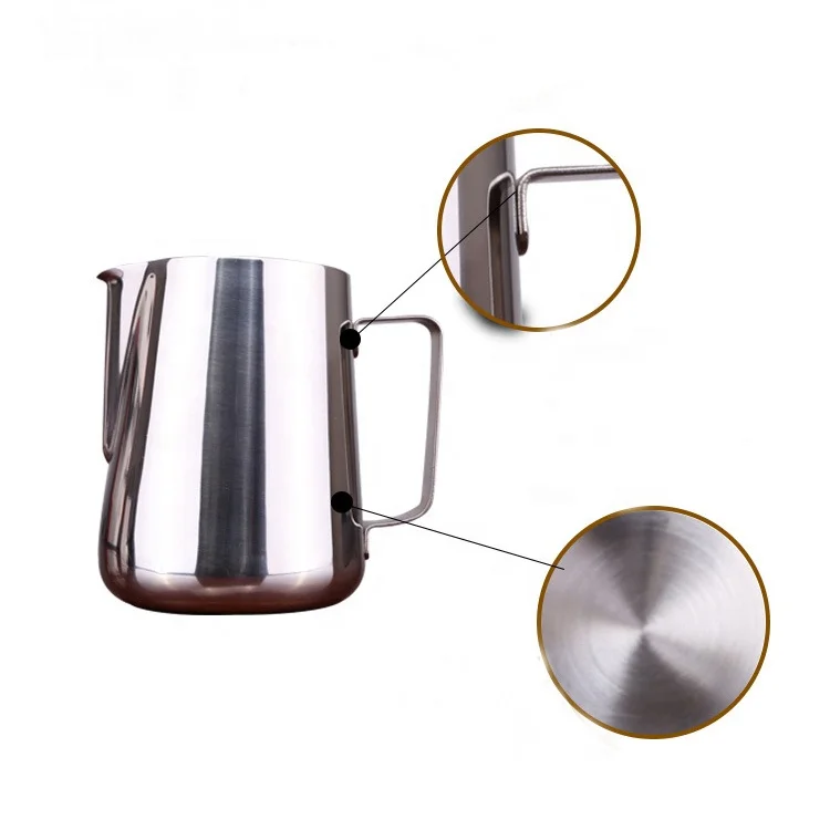 Stainless Steel Milk Frother Coffee Milk Pitcher Milk Jug