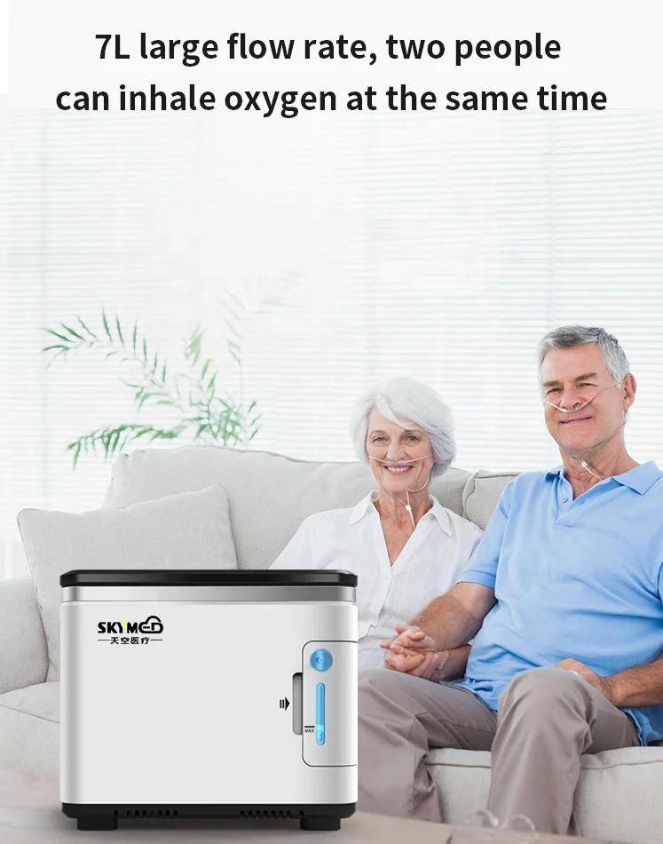 Распродажа 721 портативный кислородный концентратор/генератор кислорода PSA для использования в больницах 3 л 5 7 SKYMED