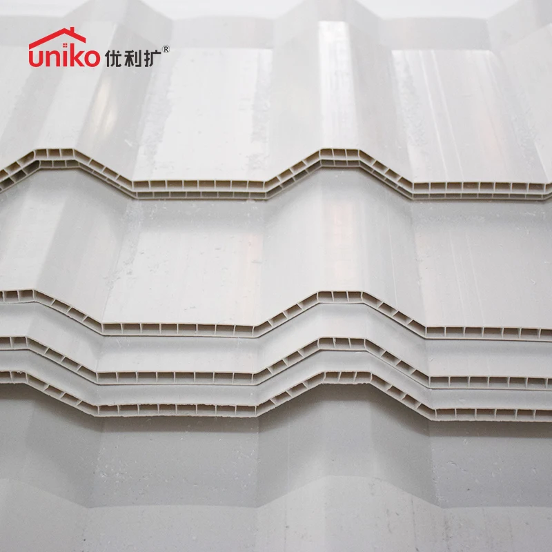 wall hollow trapezoidal roof sheet UPVC Ceiling Panel for Stylish and Durable Roofing Solution