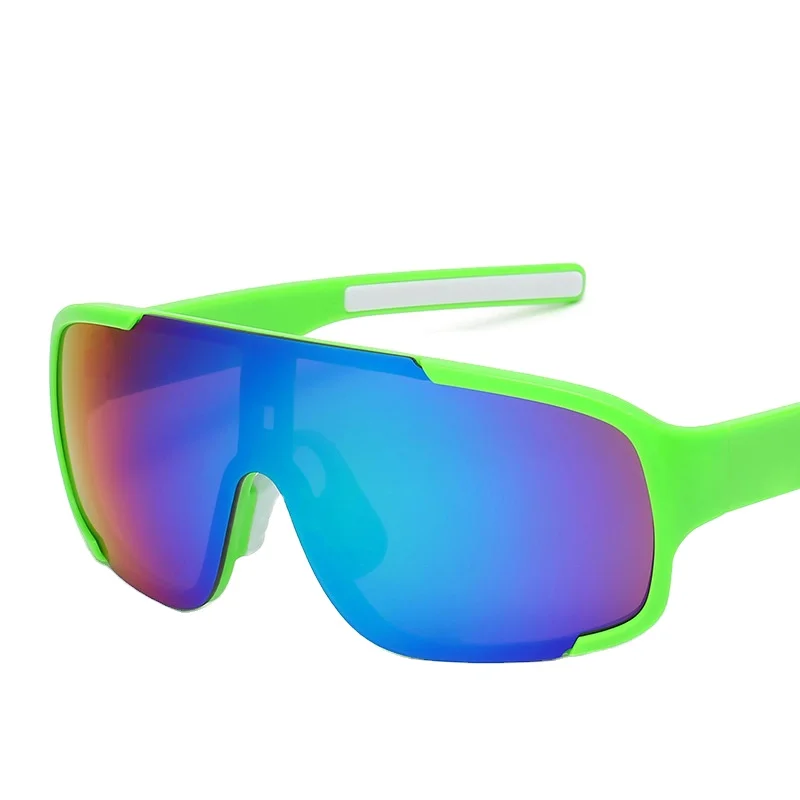 Outdoor sports one-piece glasses European and American cross-border large-frame windshield riding glasses