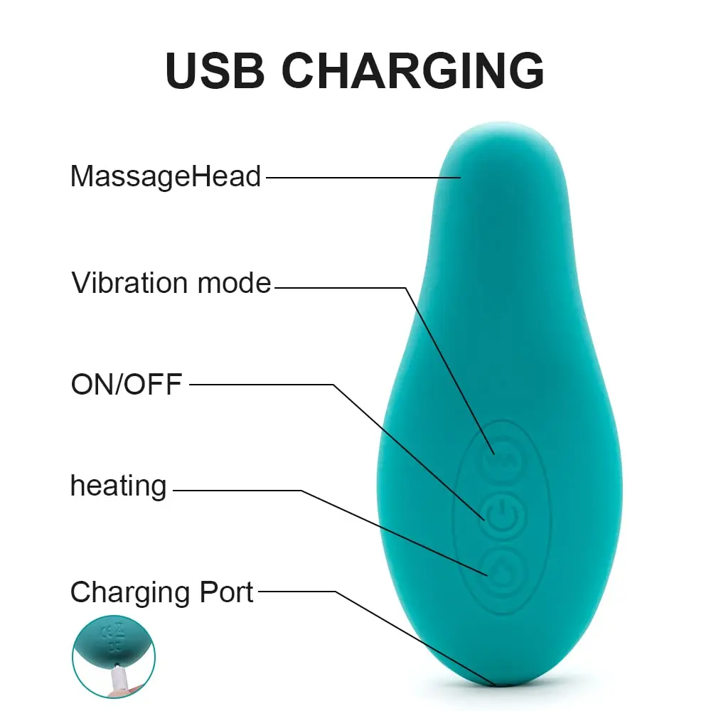 Relief Jaw Massager Tool Vibrator Sex Toys for Women Improved Milk Flow Breast Massager Breastfeeding Lactation Massagers