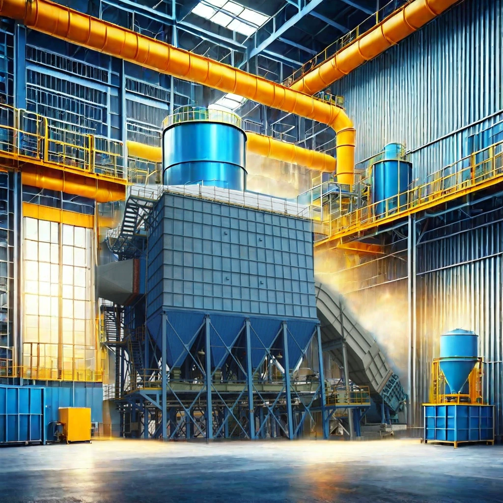 Промышленная Новая машина для пылеуловителя с импульсным мешком доменной печи производства стали