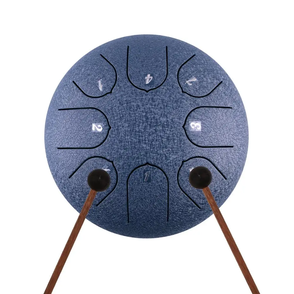 
Стальной барабан для языка, 6 дюймов, 8 заметок, сотрясательные мышцы с маллетами, профессиональный Танк для мелодии, музыкальный инструмент для переноски, HandPan 