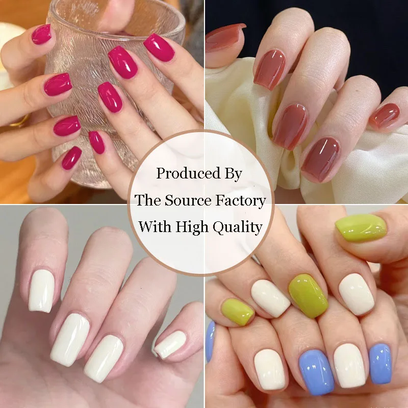 Nail Gel Polish Many Color UV Gel Rubber Base Coat Factory Wholesale Bulk Nail Polish High Quality Product Customization