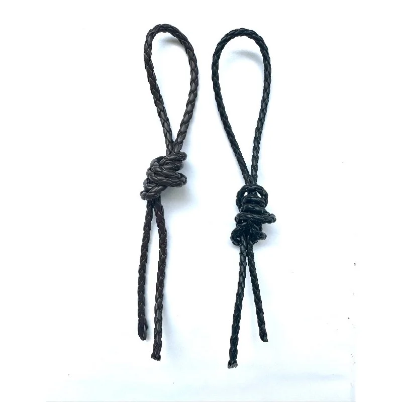 4mm 5mm Braided Weave Pu and Real Leather Cord String