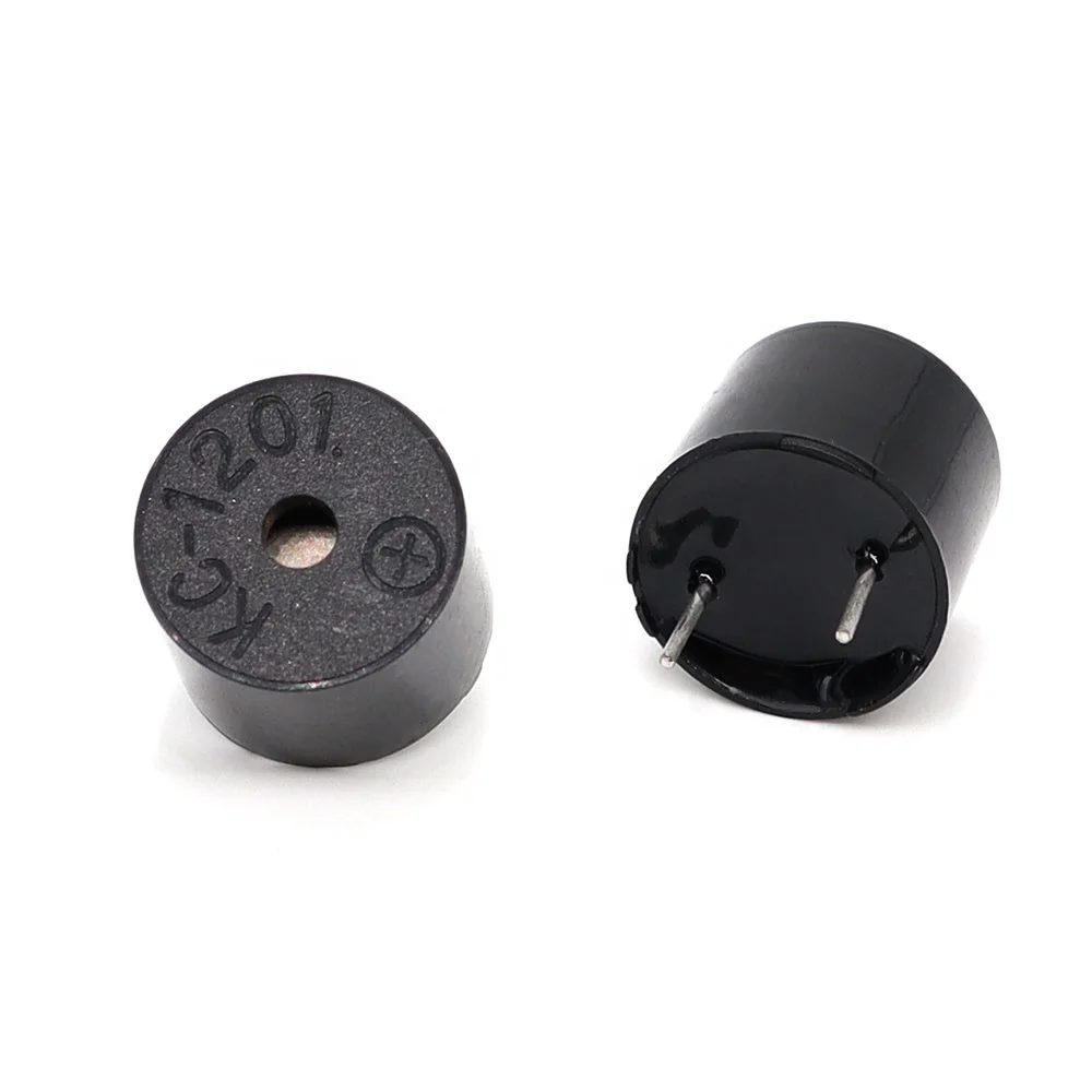 Recordable Answer Buzzer 12*9.5MM 16ohm 1-3.3V 2048Hz 70dB 12095 External Driven Passive Electronic Magnetic Buzzer 1201 KC1201