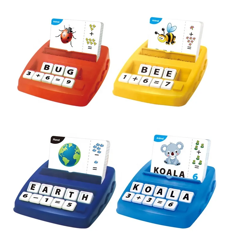 educational toy Low Price Spelling Letter Toy Teaches Puzzle Plastic Matching Letter Game Toy