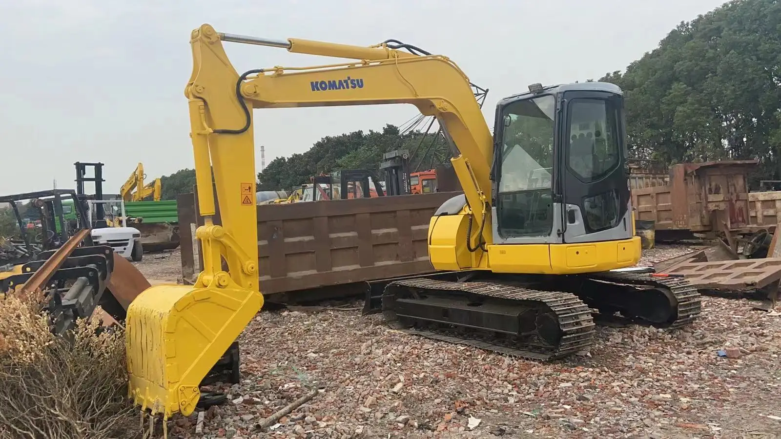 Япония б/у komatsu экскаватор PC78US-6 Komatsu PC78 мини-экскаватор для