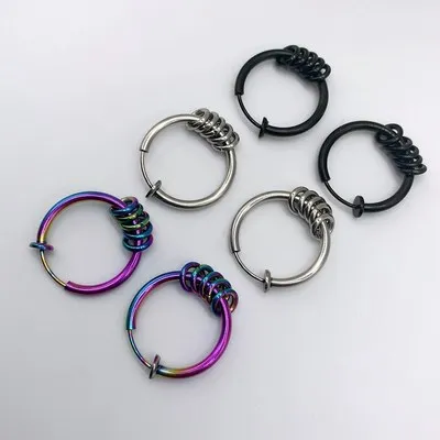 Кольца для перегородки, серьги-обручи для пирсинга носа