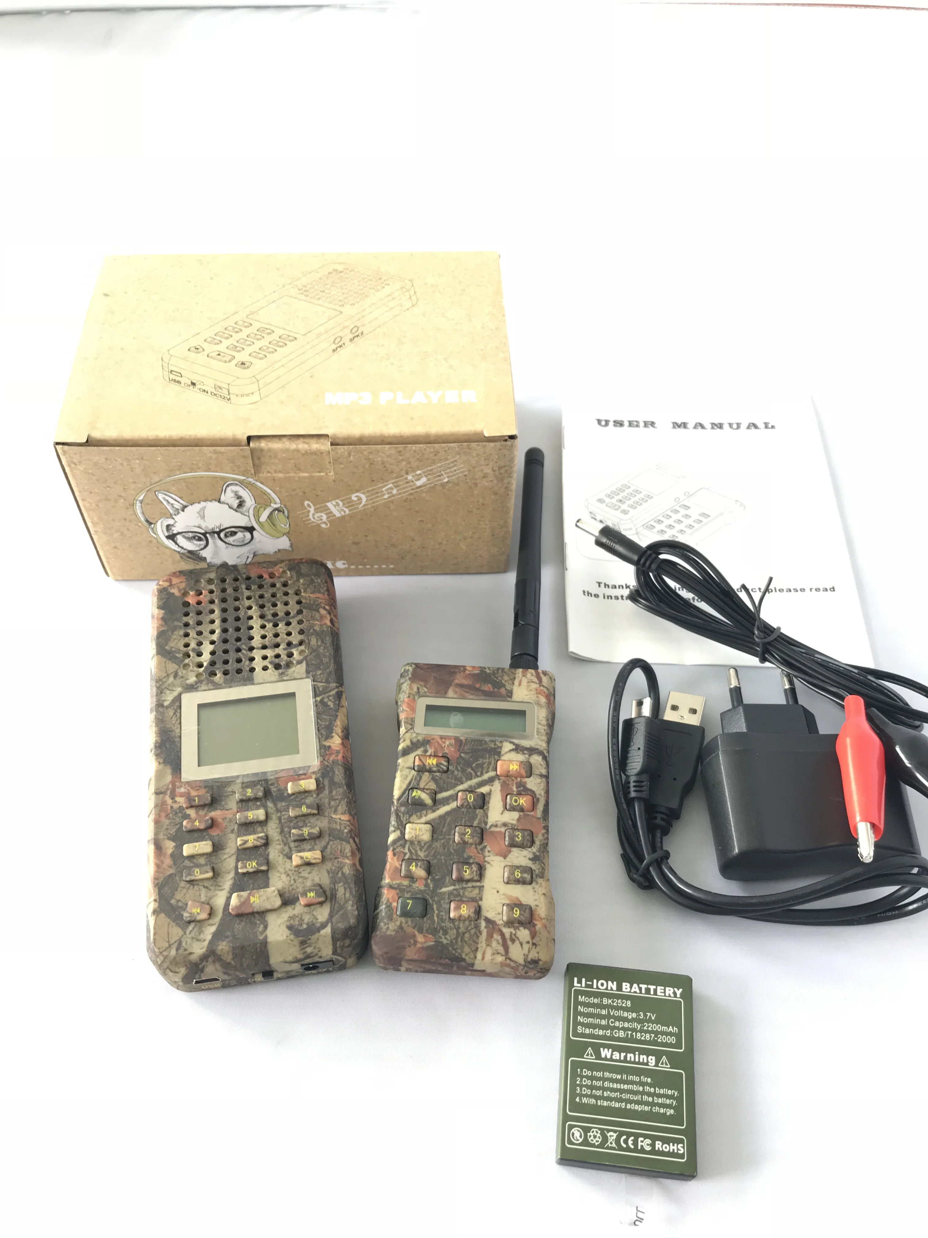 Уличный охотничий пульт дистанционного управления BirdKing, Mp3, звонок для птиц