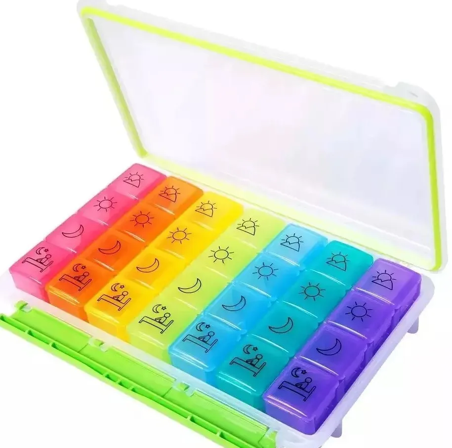 Weekly Pill Organizer,7 Days Weekly Pillbox