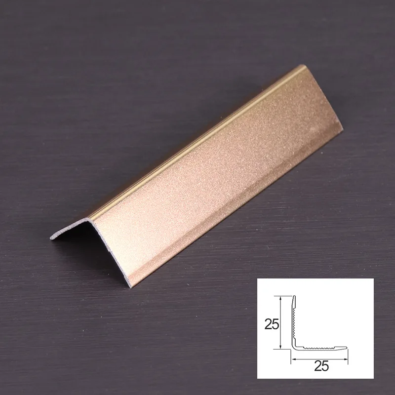 Factory price tile accessories metal profiles trimming line tile trim aluminium strips