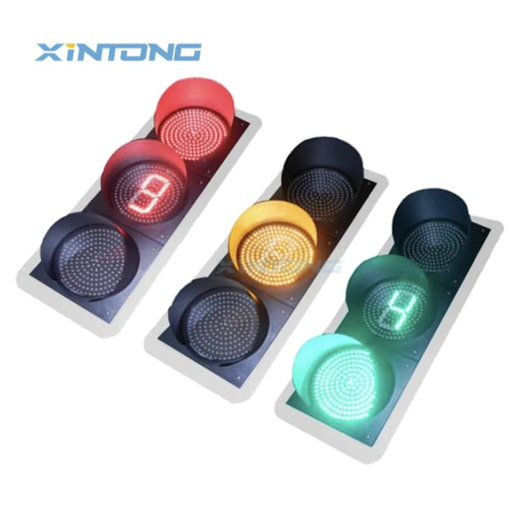 200mm 300mm 12v Red Green Street Pedestrian Signal Lamp LED Traffic Signal Light for Sale