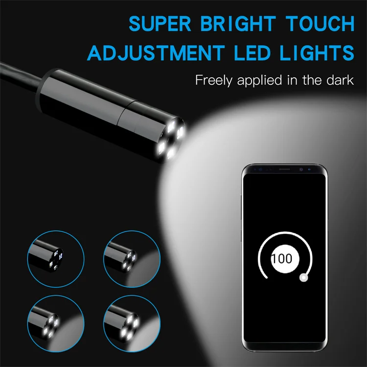 14mm 5.0M Pixels 1944P Mini Camcorders Wifi endoscope Camara Borescope