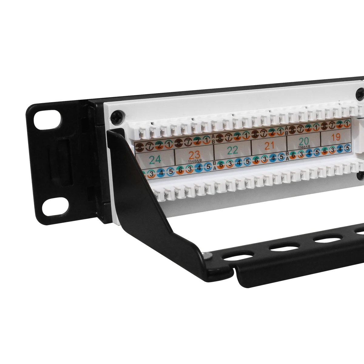 OEM UTP cat5e keystone патч-панель 24 порта CAT6 CAT6A матовая