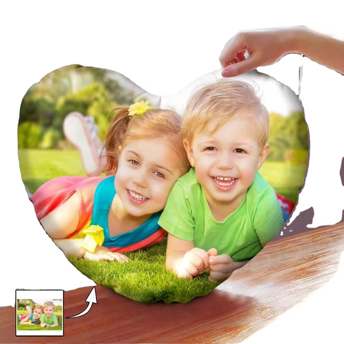 Customized Home Decorative Love Pillows with Pillow Cores for Personal Photos Family Memories Sweet Moments Daily Landscapes